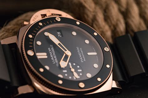 Panerai Luminor Submersible 1950 3 Days Automatic Oro Rosso 